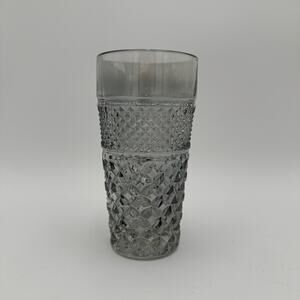 Vintage Wexford Smoke Iced Tea Glass by Anchor Hocking 6.25" 14 oz